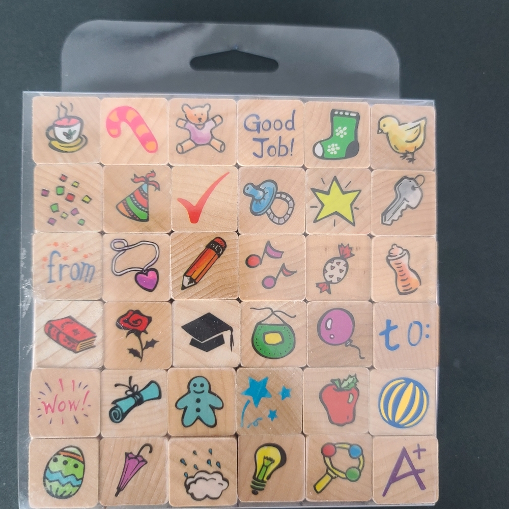 JoAnn Essentials All Occasion Stamp Set. 36 Stamps